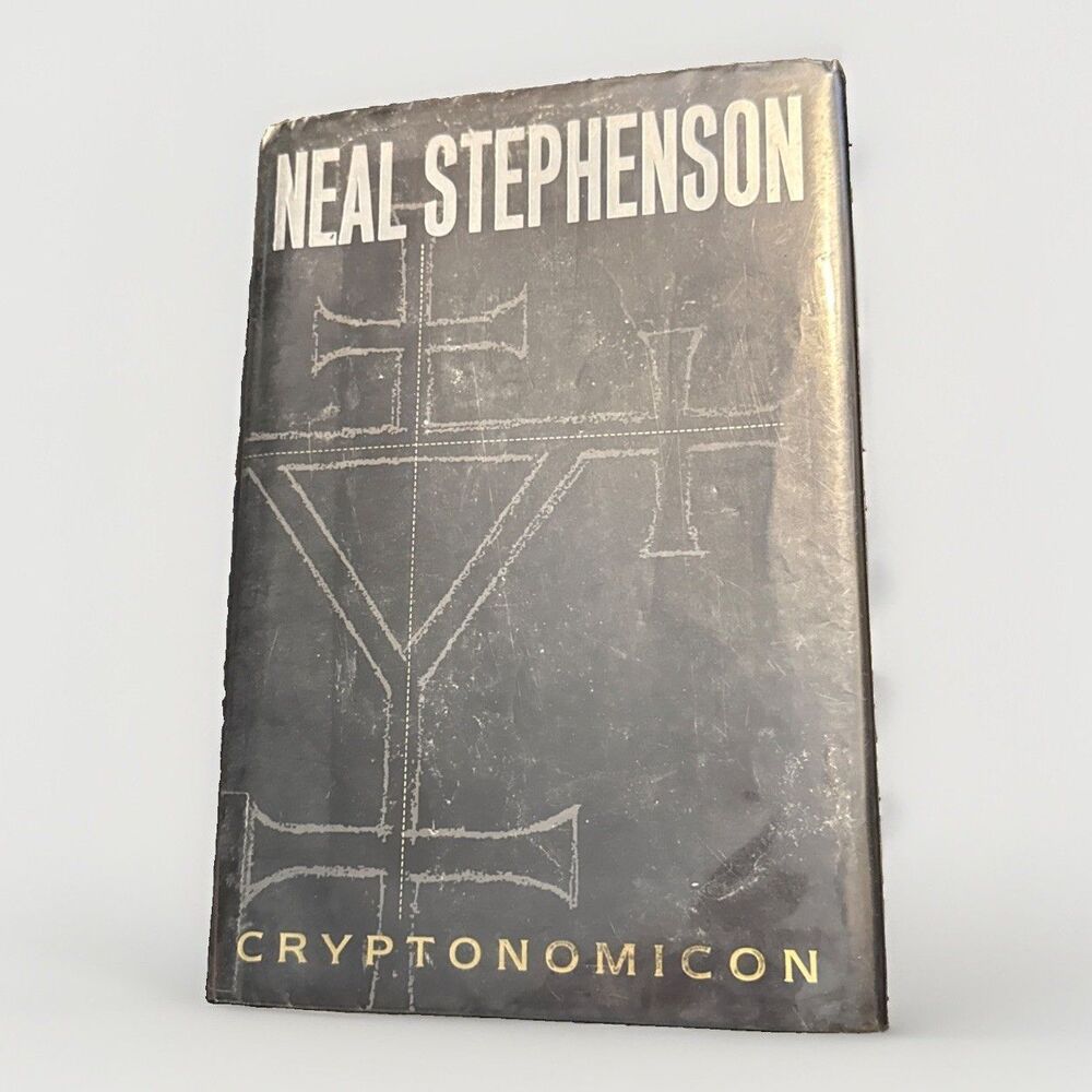 Cryptonomicon - Neal Stephenson (Hardcover) 5/1999 Avon Books 1st Printing DJ